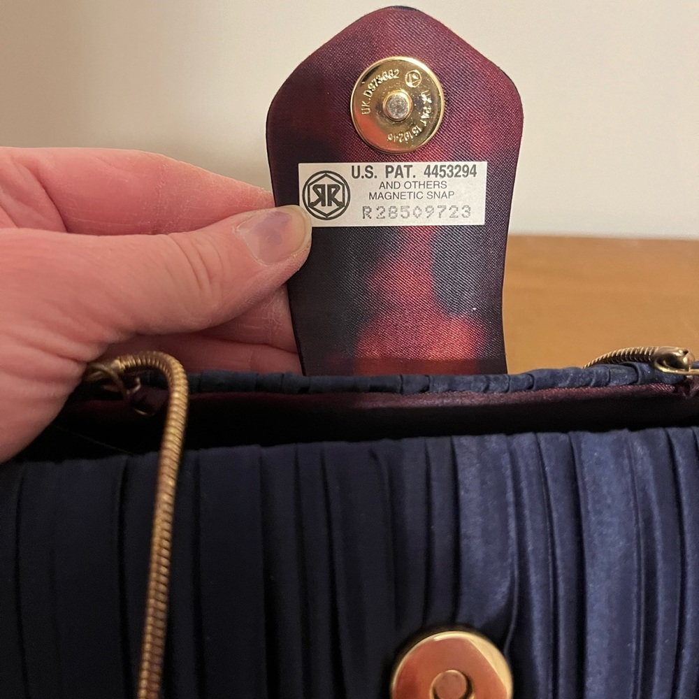 Vintage Lord & Taylor Royal Blue Crossbody Bag - Picture 6 of 7